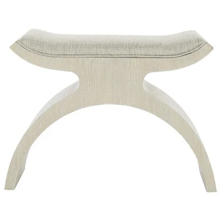 Customizable Transitional Bench with Upholstered Seat